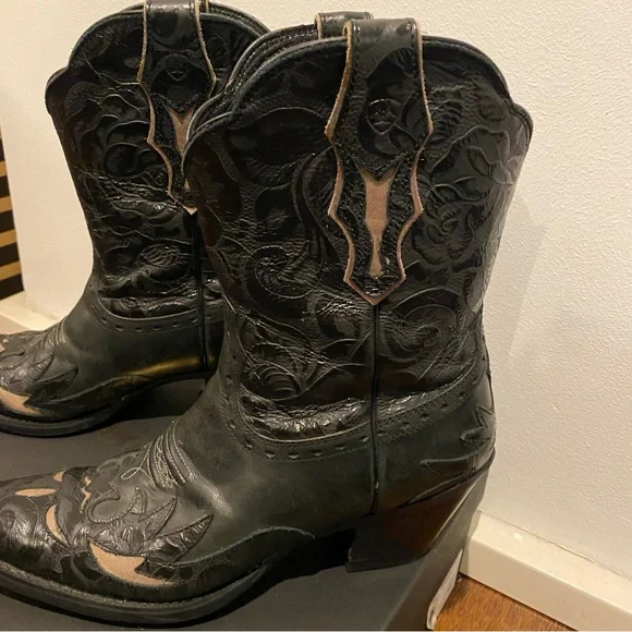 Ariat Black Women’s Dahlia Cowboy Western Boots Size 10 - Picture 5 of 10